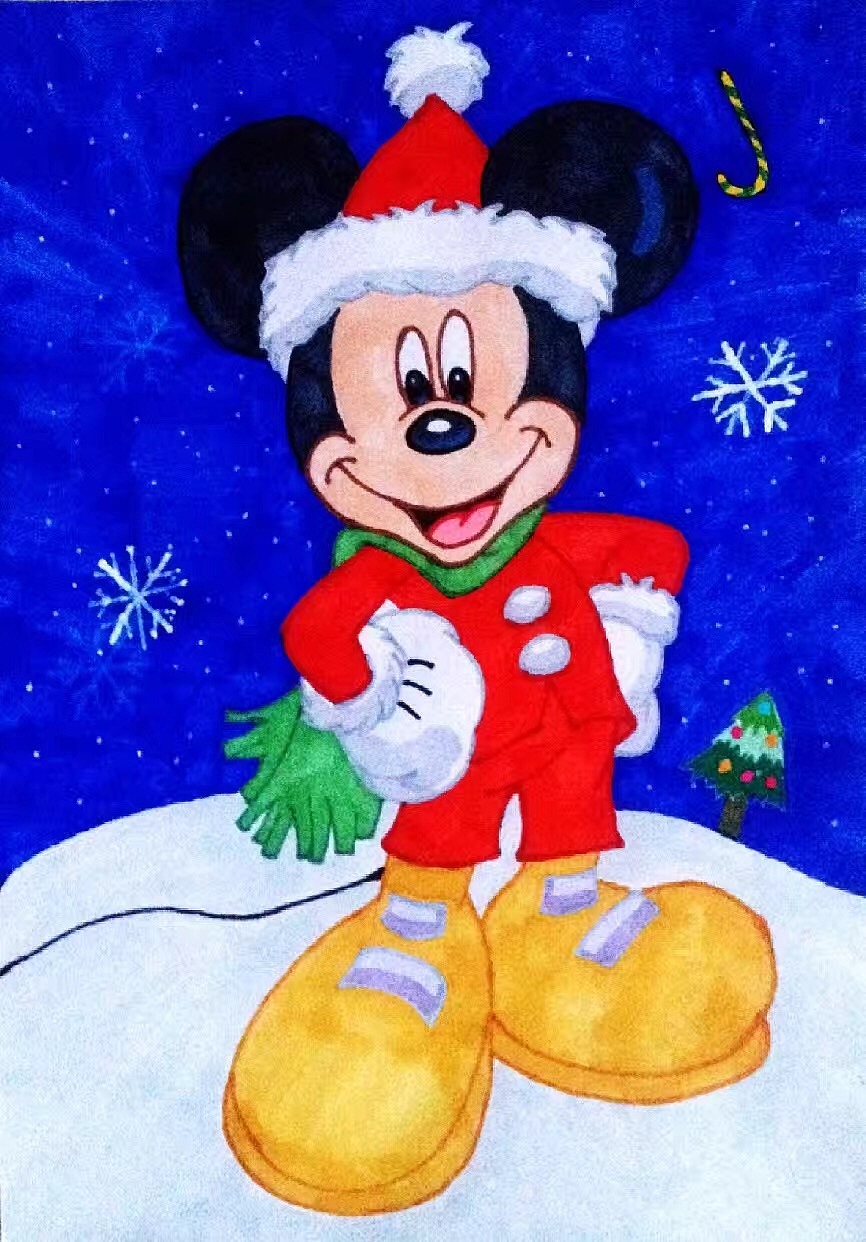 圣诞米老鼠,一对最可爱