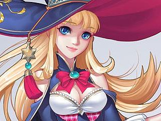 美女萝莉魔法师