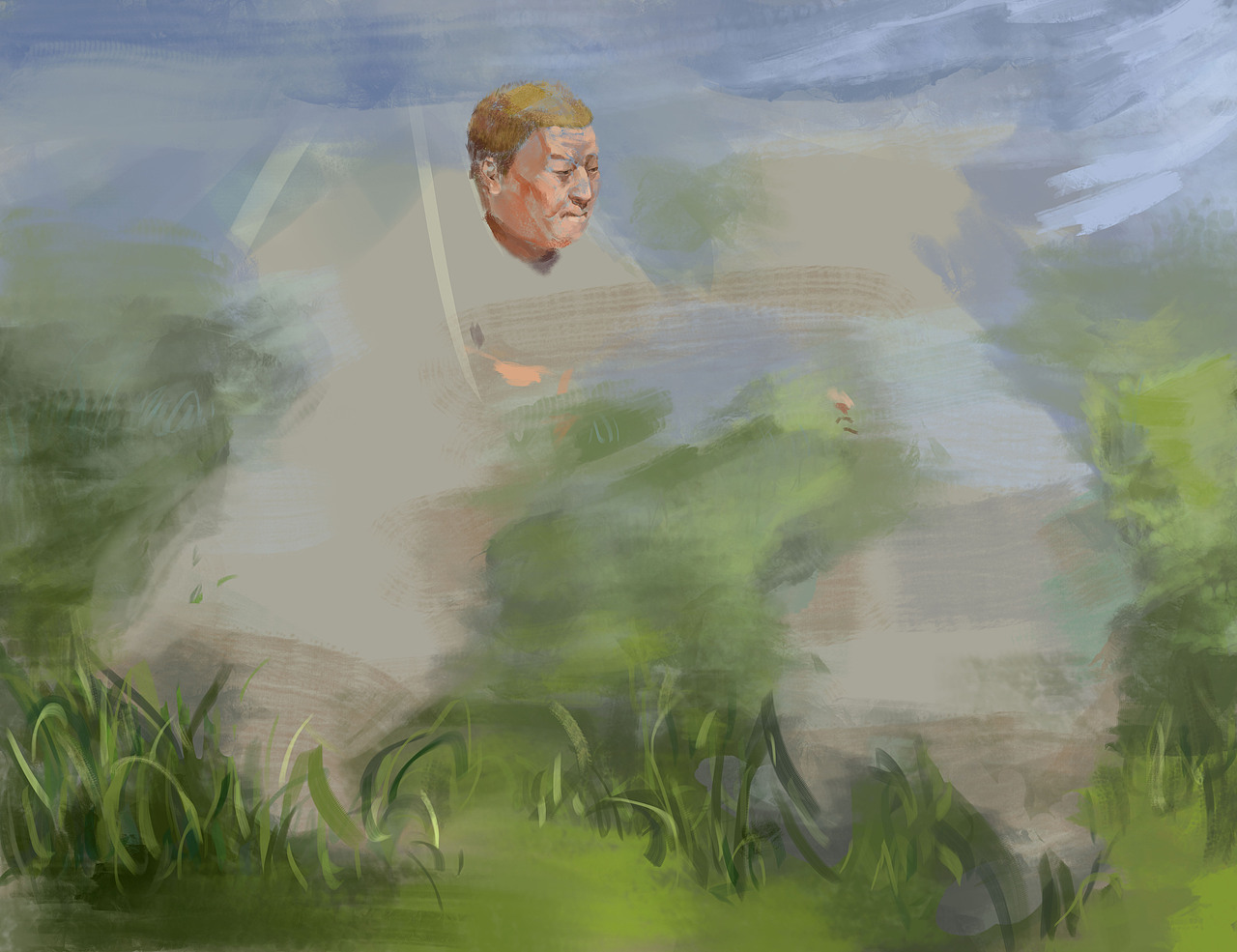 草原摔跤手（图ZMjcyODU0OTUy） - 创作习作 - 站酷设计师画画的胡萝卜原创素材 - 站酷ZCOOL