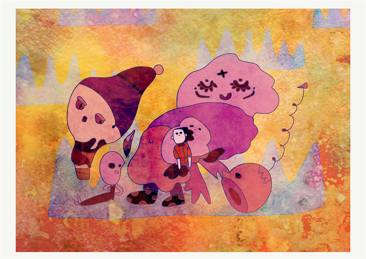 2021年终总结（图ZMjkwMzE3NDYw） - 艺术插画 - 站酷设计师卷卷upupup原创素材 - 站酷ZCOOL