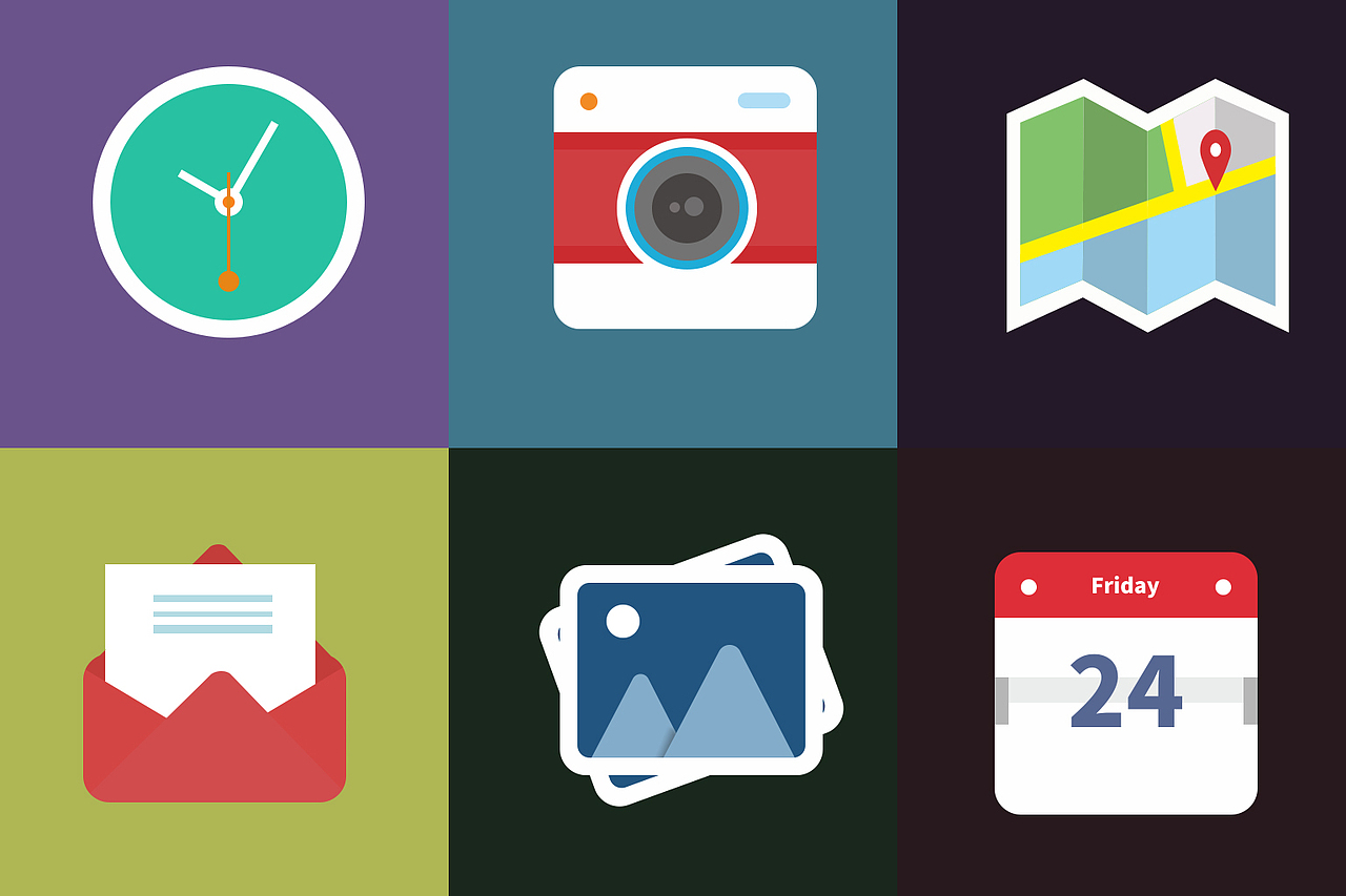 临摹扁平化图标