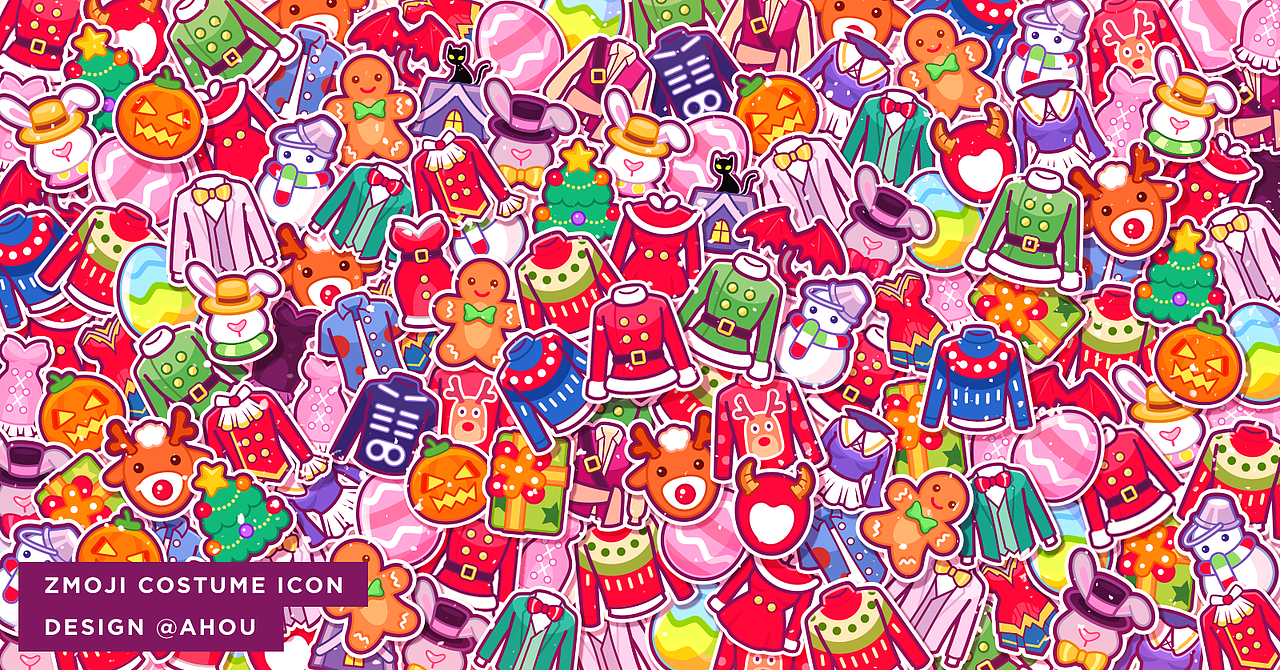 2019·《zmoji》服装icon（图ZMTYzNTQ5MDEy） - 图标 - 站酷设计师阿侯原创素材 - 站酷ZCOOL