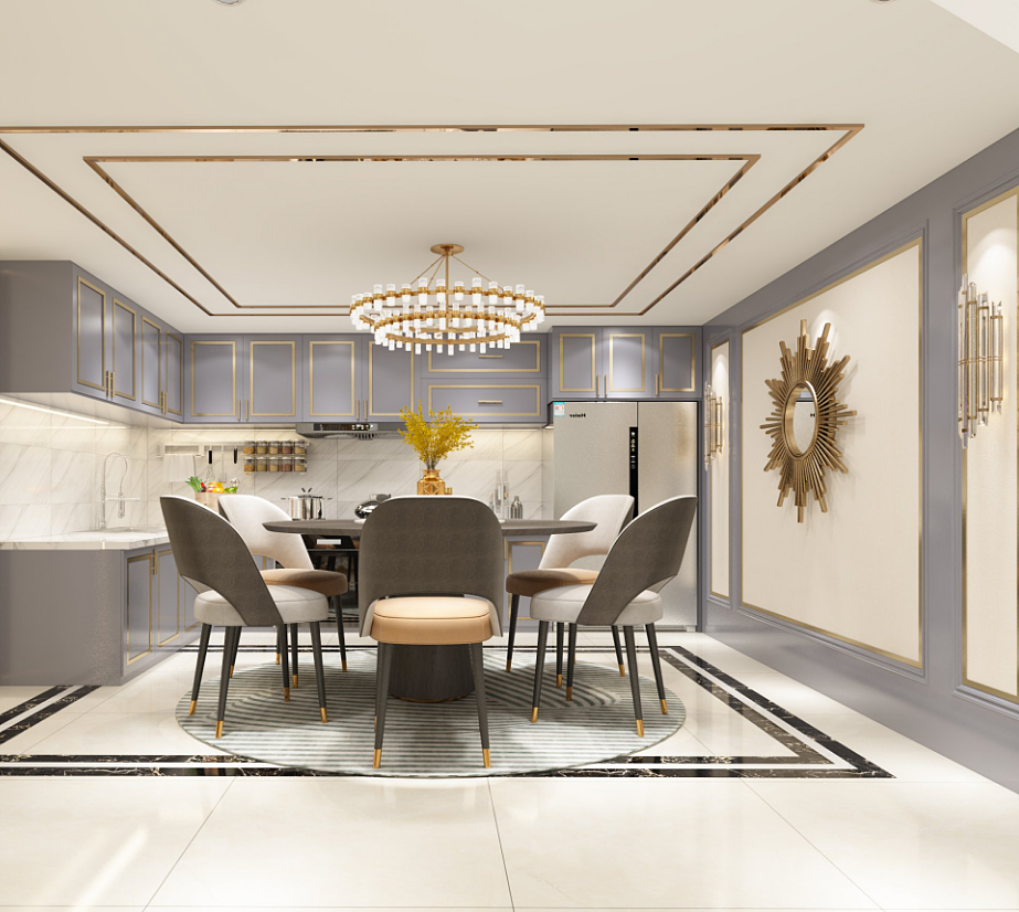 美式轻奢风,恰到好处的精致!