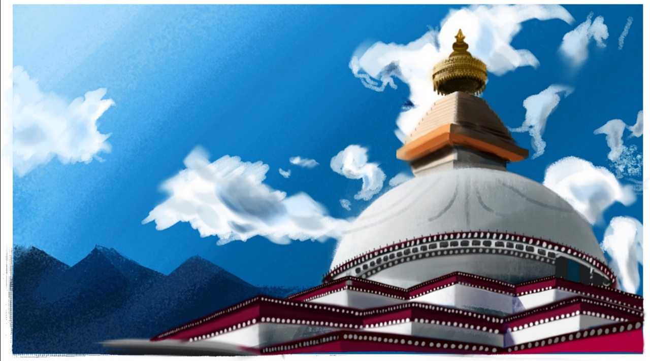 每日练习——我的家乡 大美青海|插画|创作习作|cl902243 - 原创作品