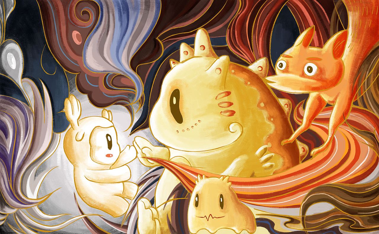 鹿UU的逃跑生涯（图ZMjI4MTA2OTI4） - 创作习作 - 站酷设计师雷二娃原创素材 - 站酷ZCOOL