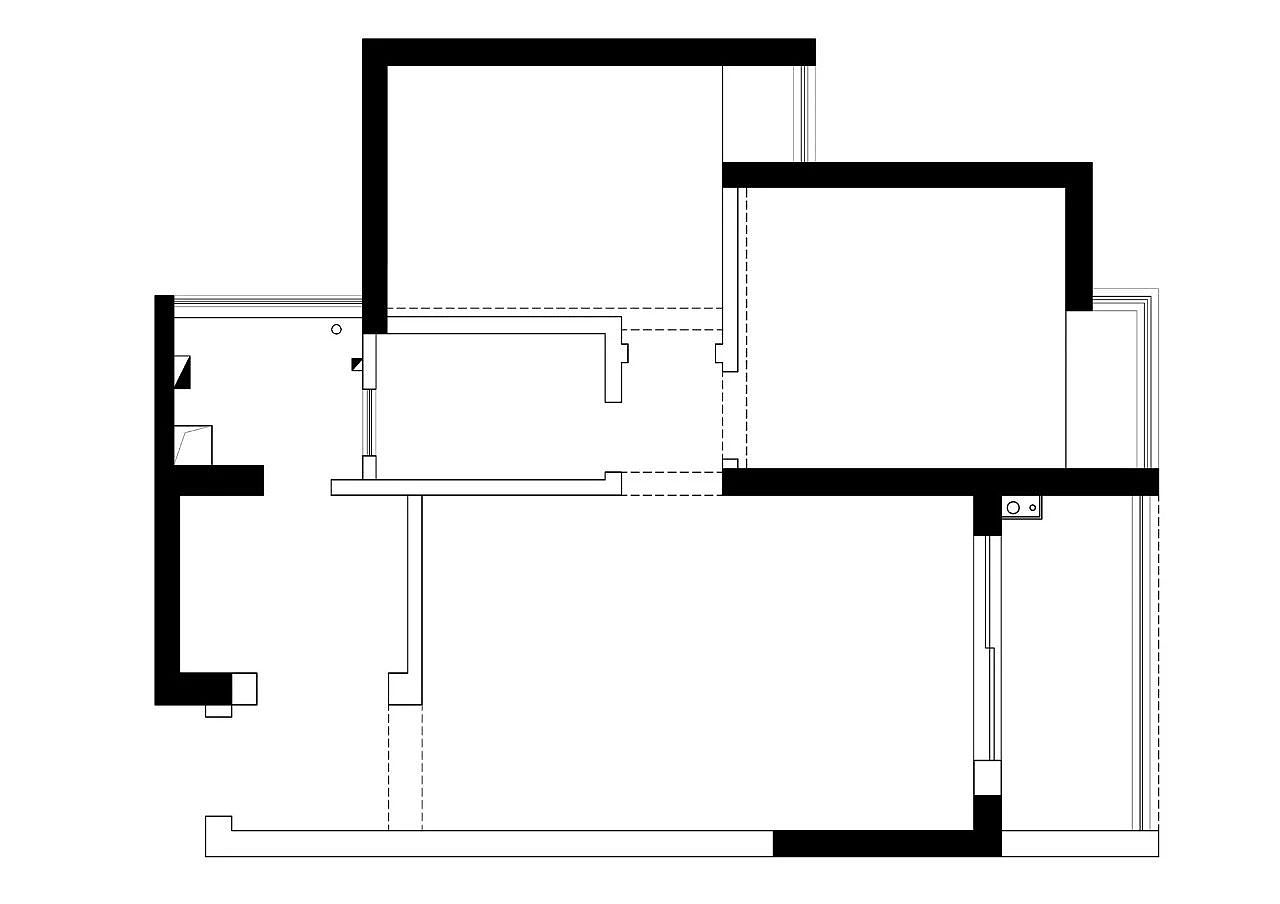 63m²两居室•岛台厨房不一般！（图ZMjE5OTIwODc2） - 家装设计 - 站酷设计师启物设计原创素材 - 站酷ZCOOL