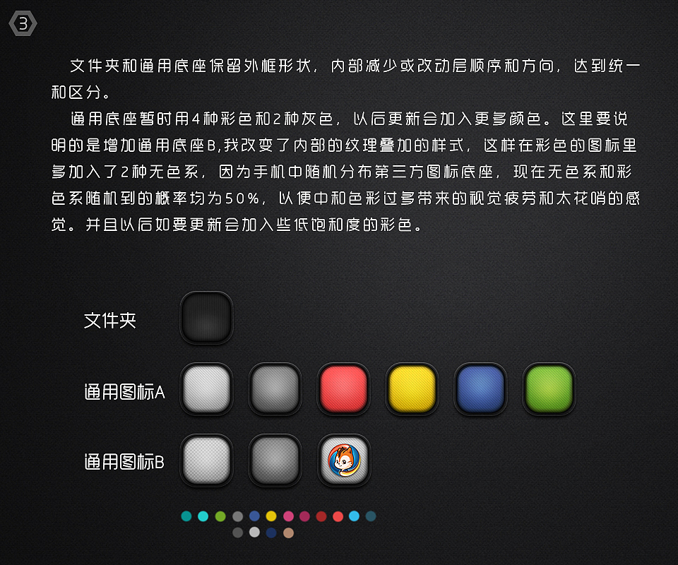 文件夹和底板说明