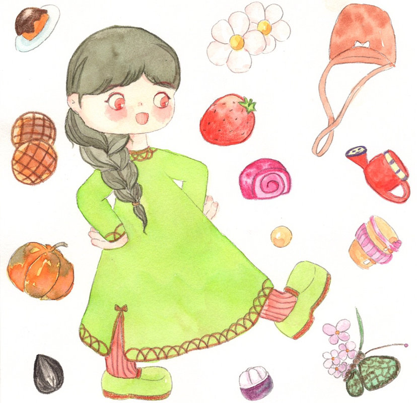 上半年画的一些作品（图ZMzQ5MzAwNDIw） - 艺术插画 - 站酷设计师壹枣原创素材 - 站酷ZCOOL