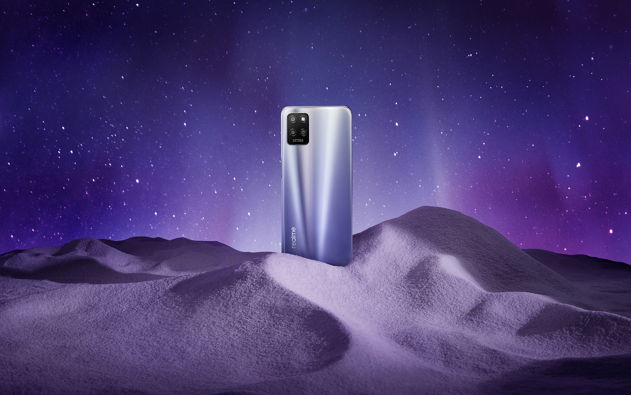 米朵文化 mido studio x realme手机极光场景图