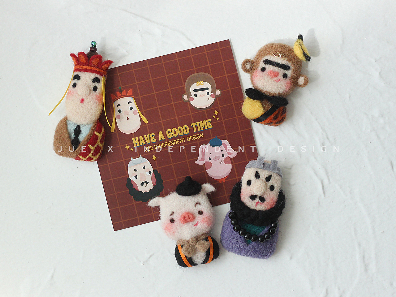 西游记小插画-羊毛毡