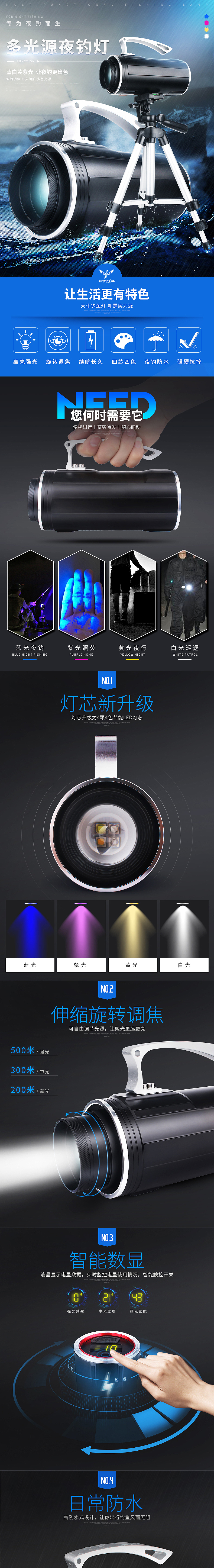 防水钓鱼灯详情（图ZODA1NzQwMjg=） - 电商 - 站酷设计师繁星中一点原创素材 - 站酷ZCOOL