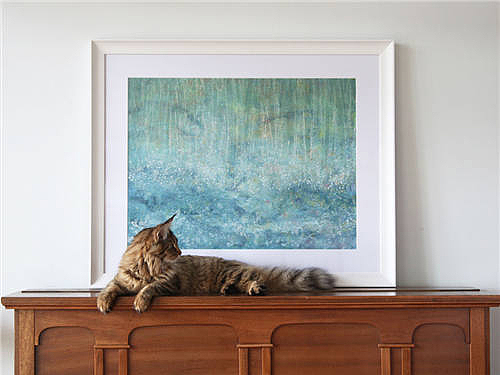 自闭症女孩绘出“莫奈般”杰作（图ZMjAxNTAxMDg=） - 短篇/格漫 - 站酷设计师我是小小鲨原创素材 - 站酷ZCOOL