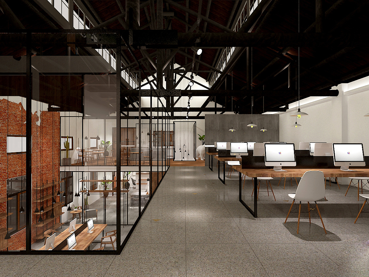 工业风办公室