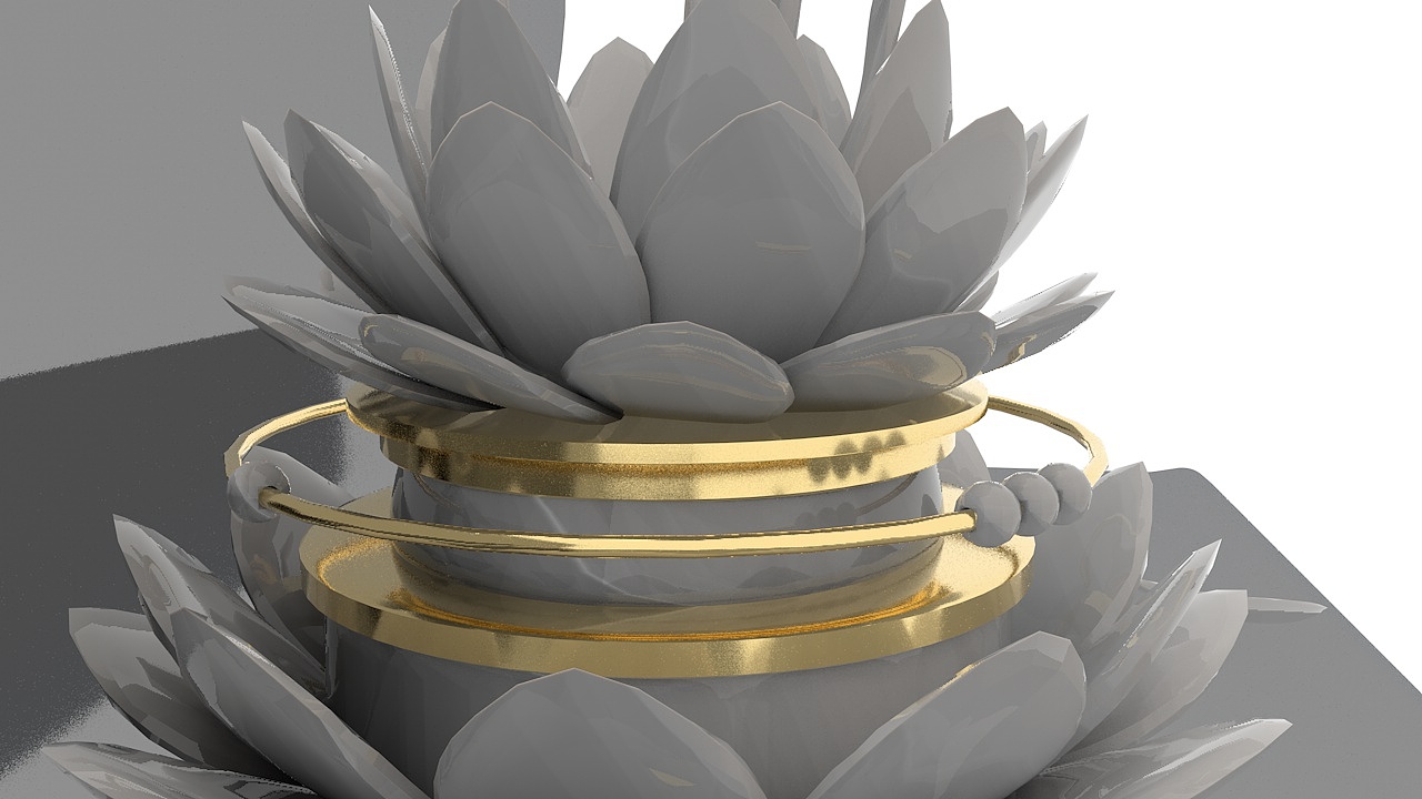 C4D 练手 | 莲花台（克隆工具）（图ZMjMwMzA3ODk2） - 场景 - 站酷设计师鲮公原创素材 - 站酷ZCOOL