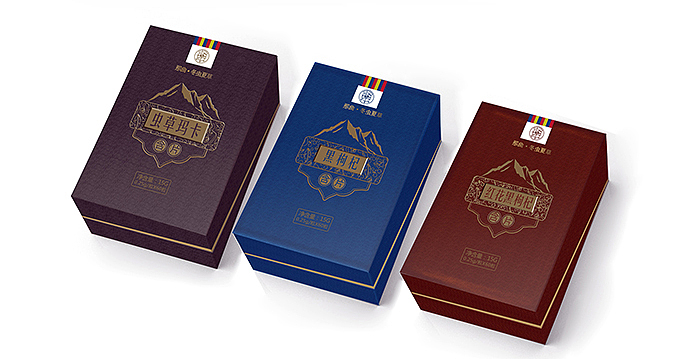 北草地冬虫夏草/中药材包装设计