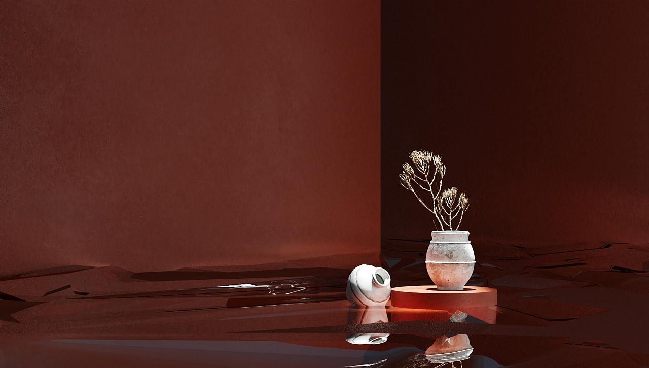 尝试一下水的效果,晚上的效果,粗糙了一点~还是 3dmax cr渲染