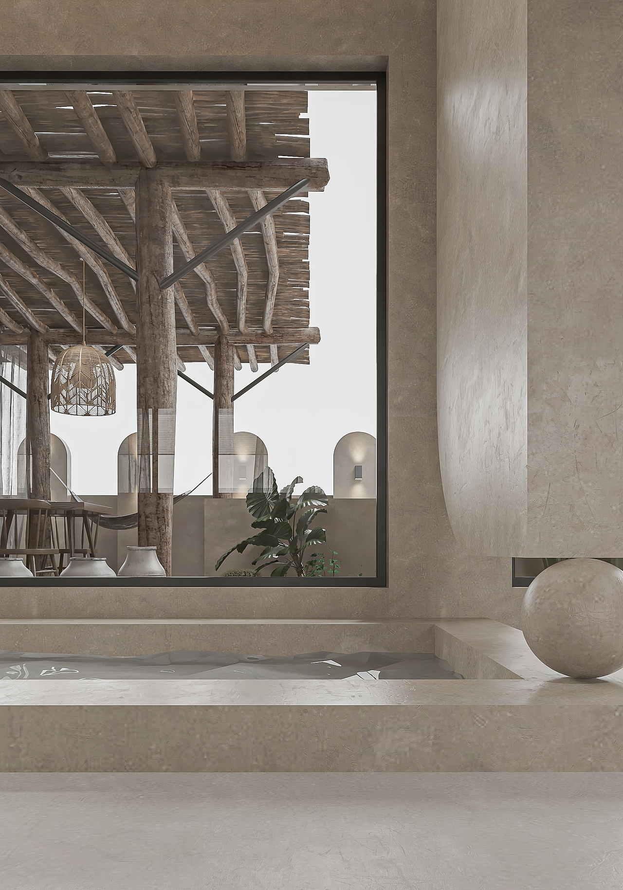 侘寂风餐厅|空间|家装设计|晚安aini_原创作品-站酷zcool