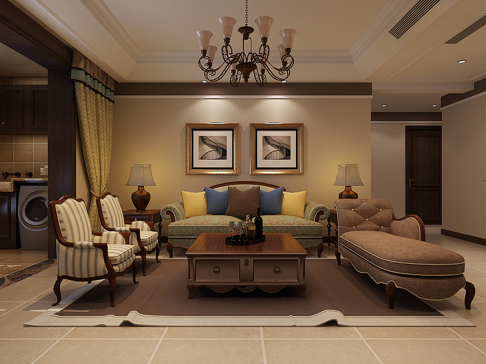 【国仕山】-178㎡四室两厅-简美