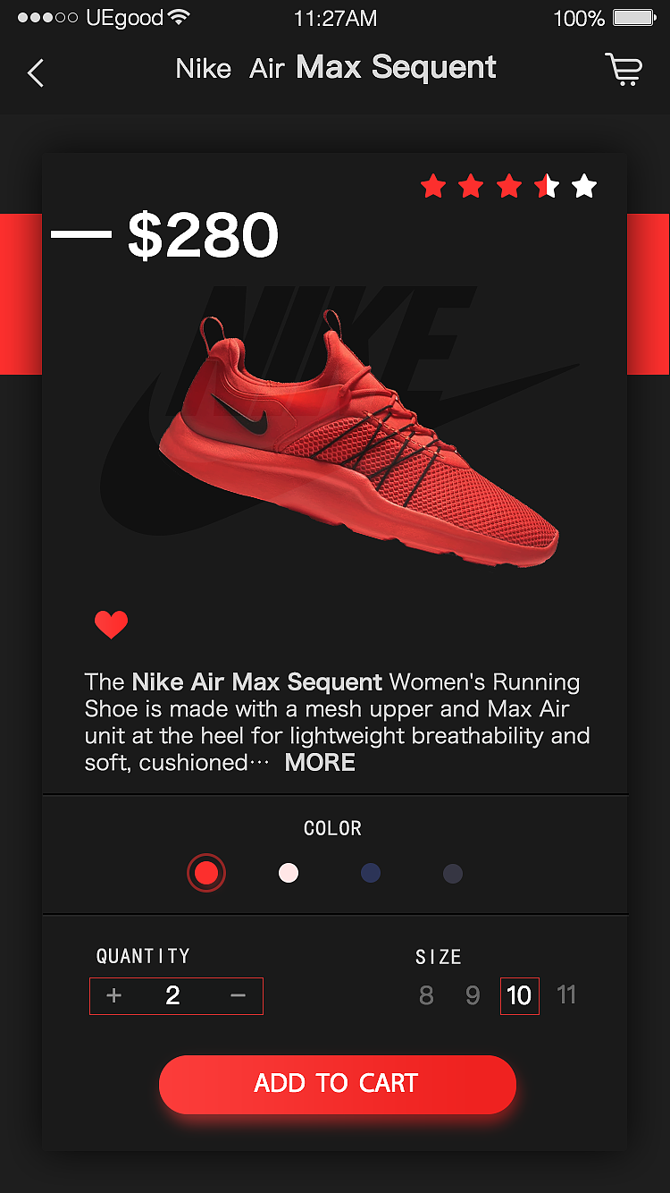 购物app详情页（图ZNzY5Mjg2MzY=） - APP界面 - 站酷设计师卉_Hui0919原创素材 - 站酷ZCOOL