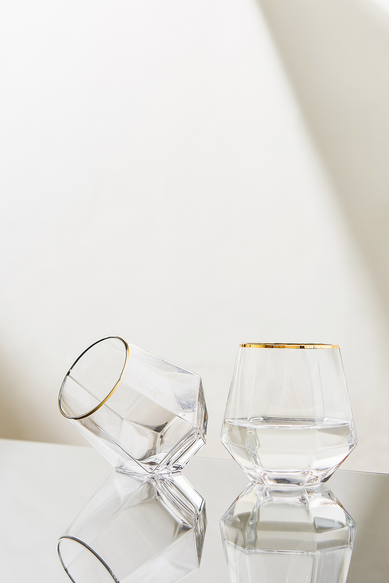 电商产品-菱形透明玻璃杯|摄影|产品摄影|无山 - 原创作品 - 站酷