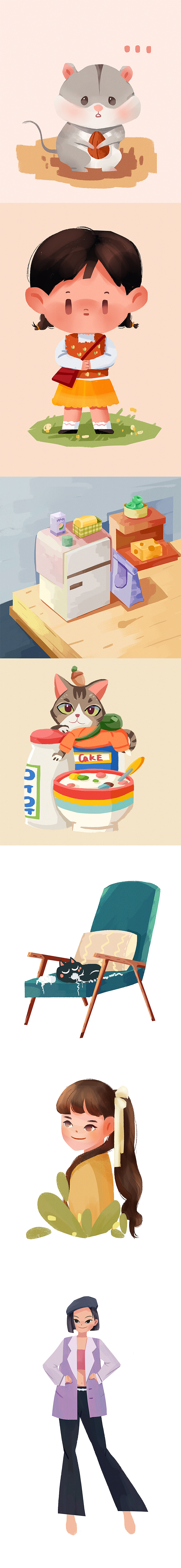 插画练习（图ZMjY0MjU2MjUy） - 创作习作 - 站酷设计师东边的羊羊原创素材 - 站酷ZCOOL