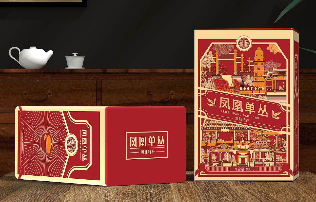 广州巨灵:伟峰茶叶包装设计