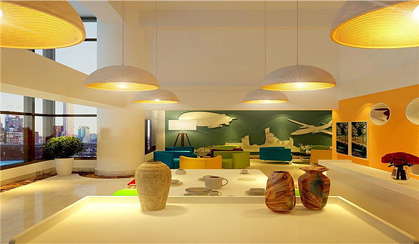 重庆培训学校装修 培训学校软装搭配 培训学校教室设计 鼎庭装饰作品