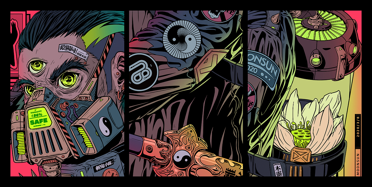 道士/法师/和尚（图ZMjE5MzM3NDY0） - 创作习作 - 站酷设计师丶MoonsuN丶原创素材 - 站酷ZCOOL