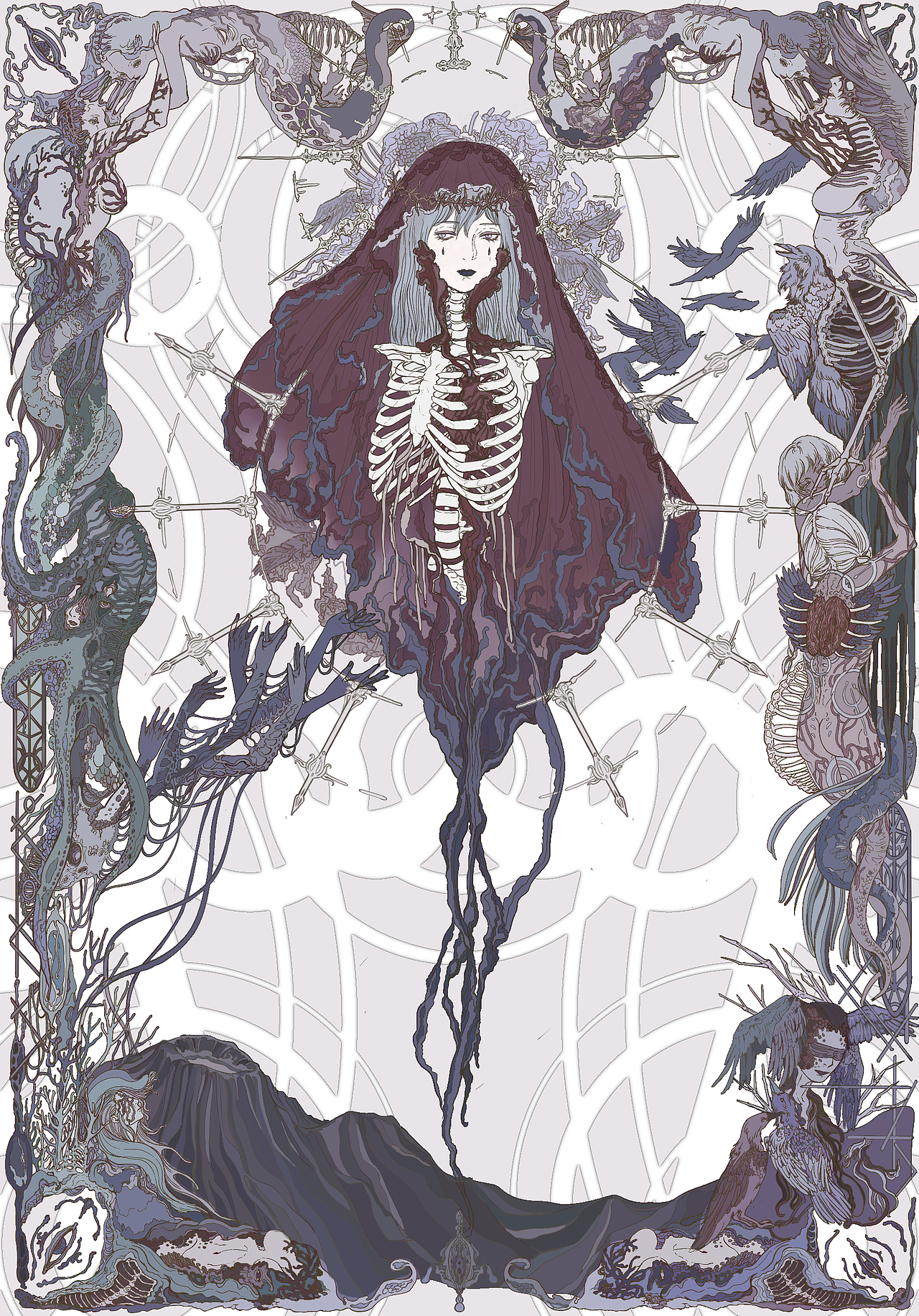 一些旧图 大部分是私稿（图ZMjk3Mzk3NzEy） - 艺术插画 - 站酷设计师蓖麻开发999原创素材 - 站酷ZCOOL
