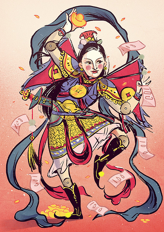 2016の八星门神 线稿&完稿