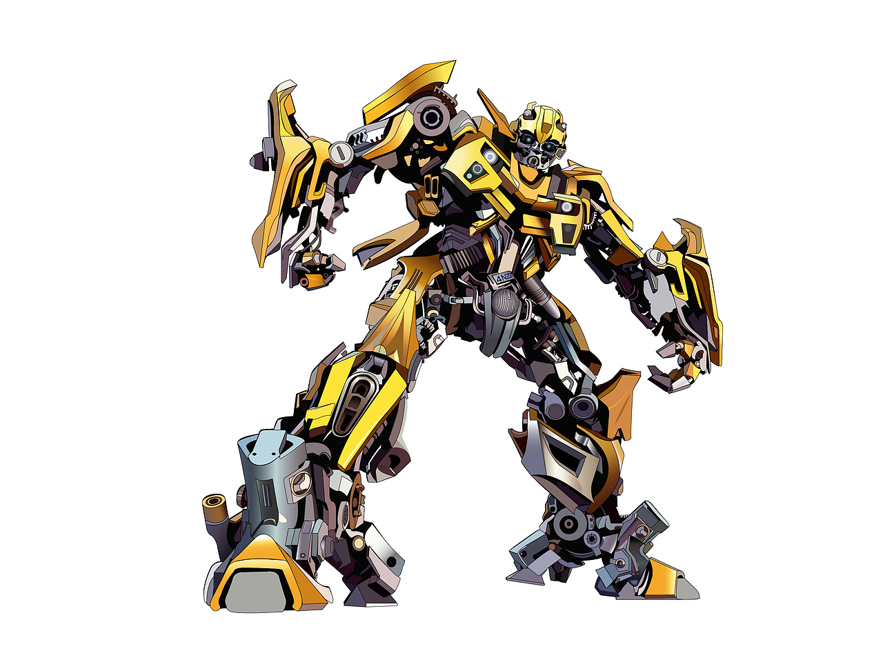 AI插画_变形金刚（图ZNjY1NjI4MjA=） - 创作习作 - 站酷设计师萌嘟原创素材 - 站酷ZCOOL