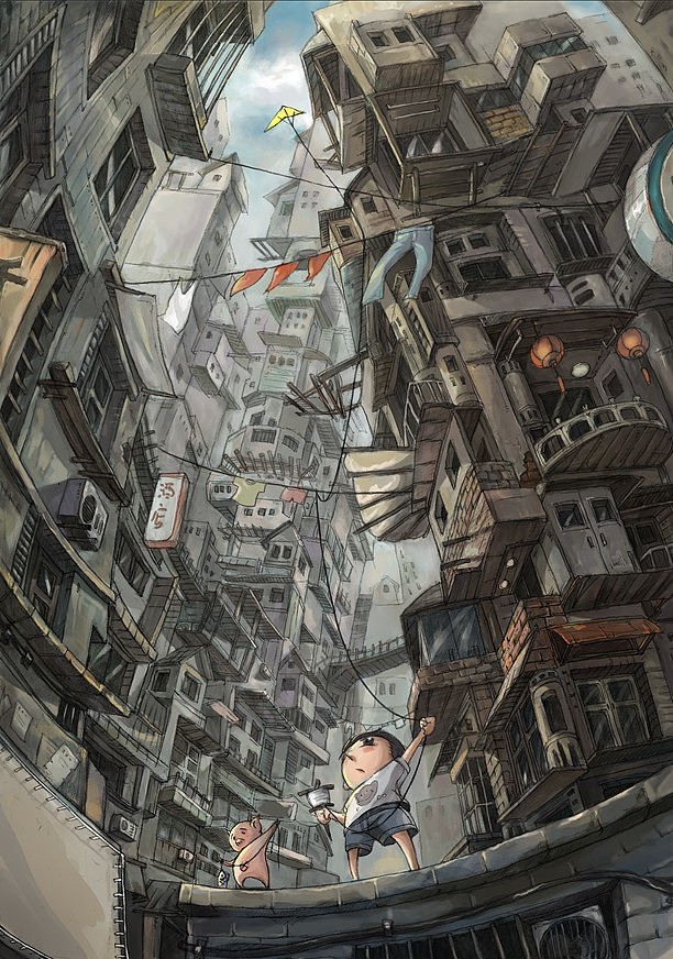 猪.鱼 系列插画（图ZNTk2MDI1Mg==） - 商业插画 - 站酷设计师汤泡饭的世界原创素材 - 站酷ZCOOL