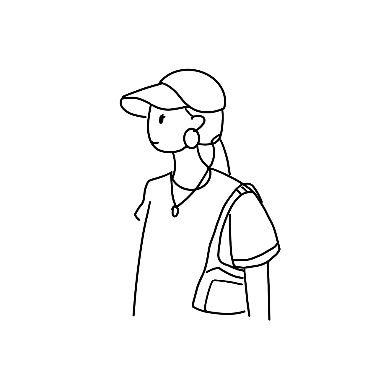 致命女人 - 黑白线条人物头像合集