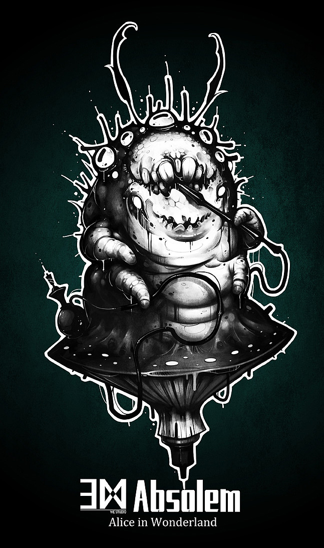 爱丽丝梦游仙境（图ZMjI0MDMwMDky） - 商业插画 - 站酷设计师一蜘大蛛原创素材 - 站酷ZCOOL