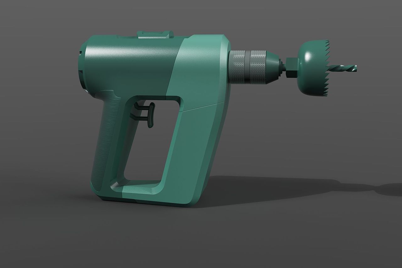 手电钻建模|工业/产品|工业用品/机械|nbawxs_原创作品-站酷(zcool)