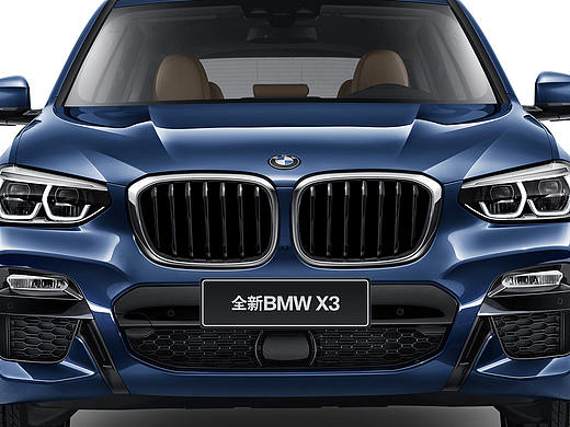 全新BMW-X3蓝车