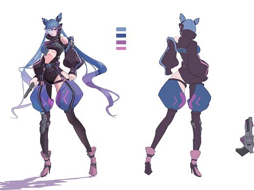 女孩机枪