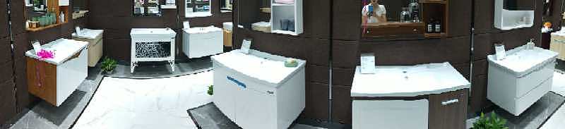 日丰浴室柜实景展示-日丰卫浴专卖店丹江口店