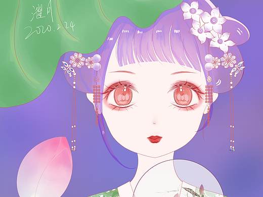 荷花少女