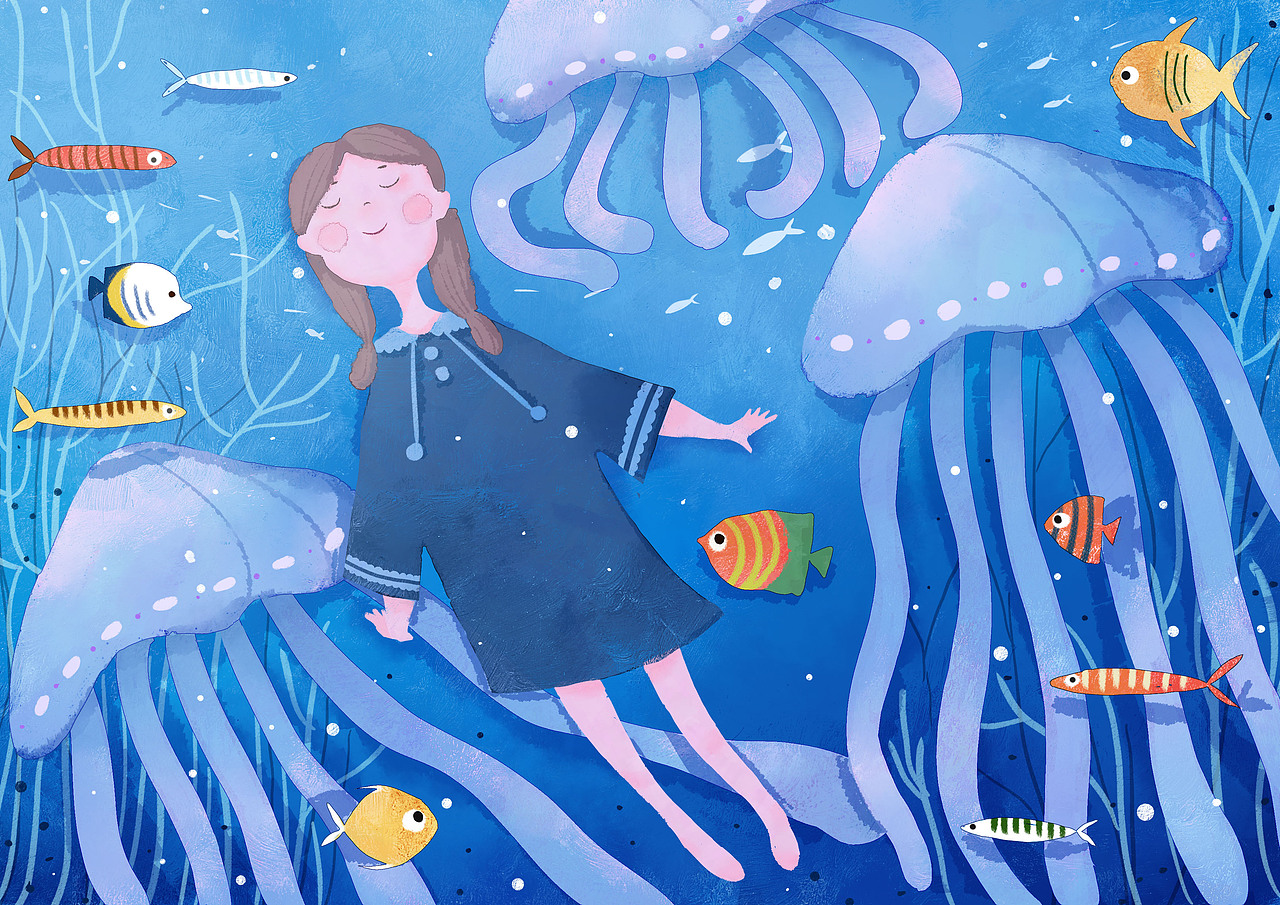 梦（图ZMjY0NTcyMzc2） - 儿童插画 - 站酷设计师顾袁夏子原创素材 - 站酷ZCOOL