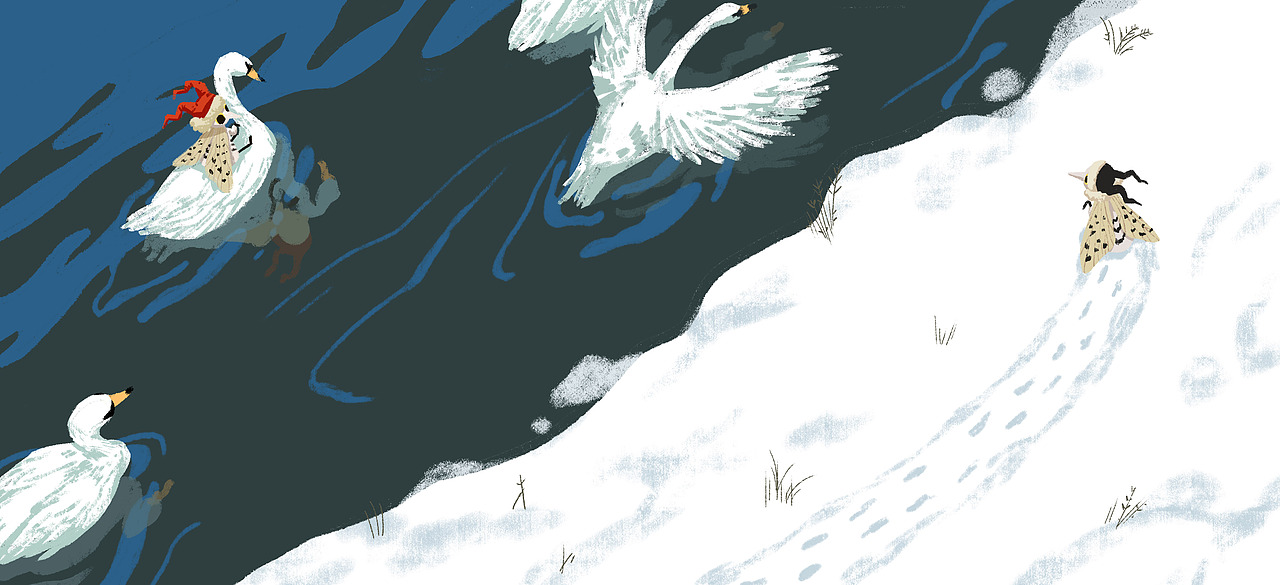 这是蛾子告诉我的故事（图ZMzAzODA1NzMy） - 儿童插画 - 站酷设计师绿绿会画画原创素材 - 站酷ZCOOL