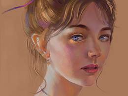 色彩肖像插画练习~