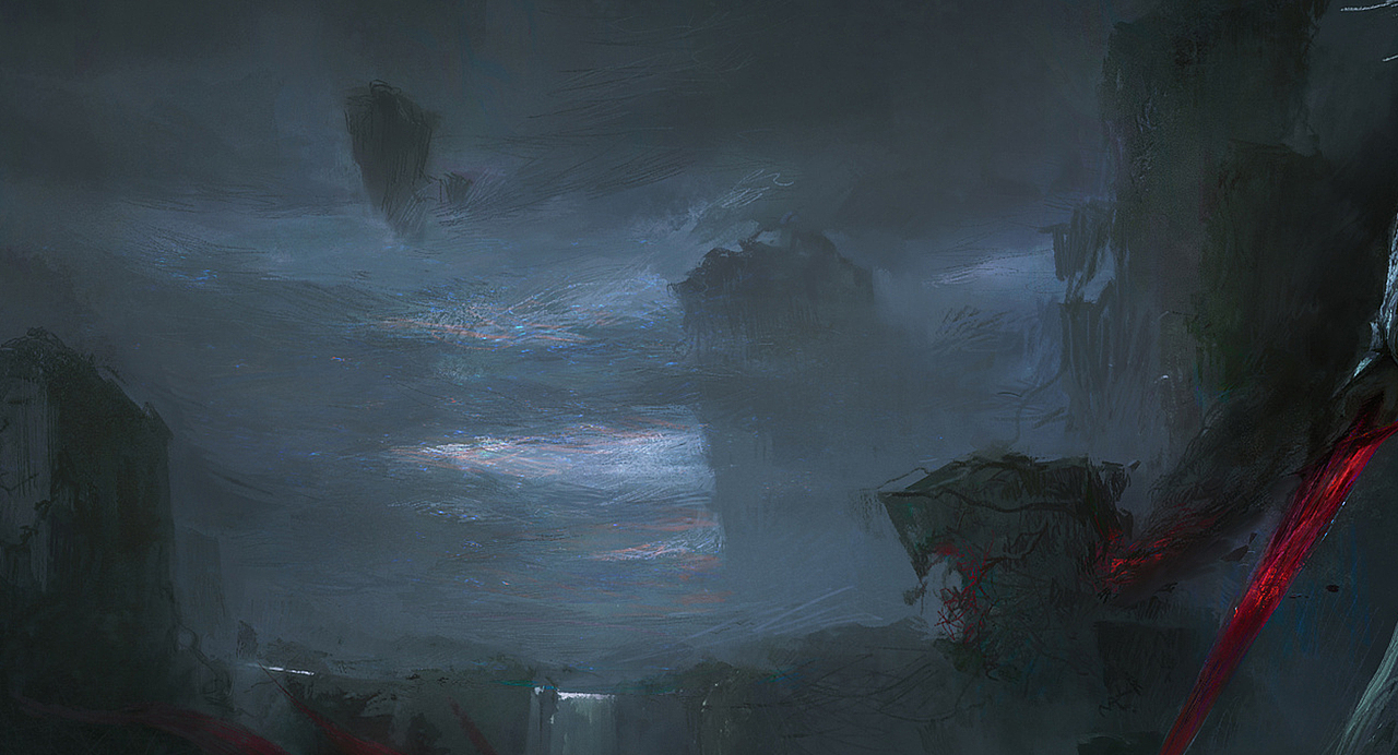 重绘山海经公共触怒不周山