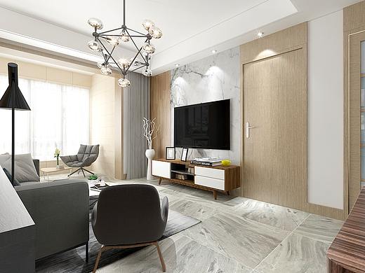 “大城小宅”王铁柱的两室两厅现代风