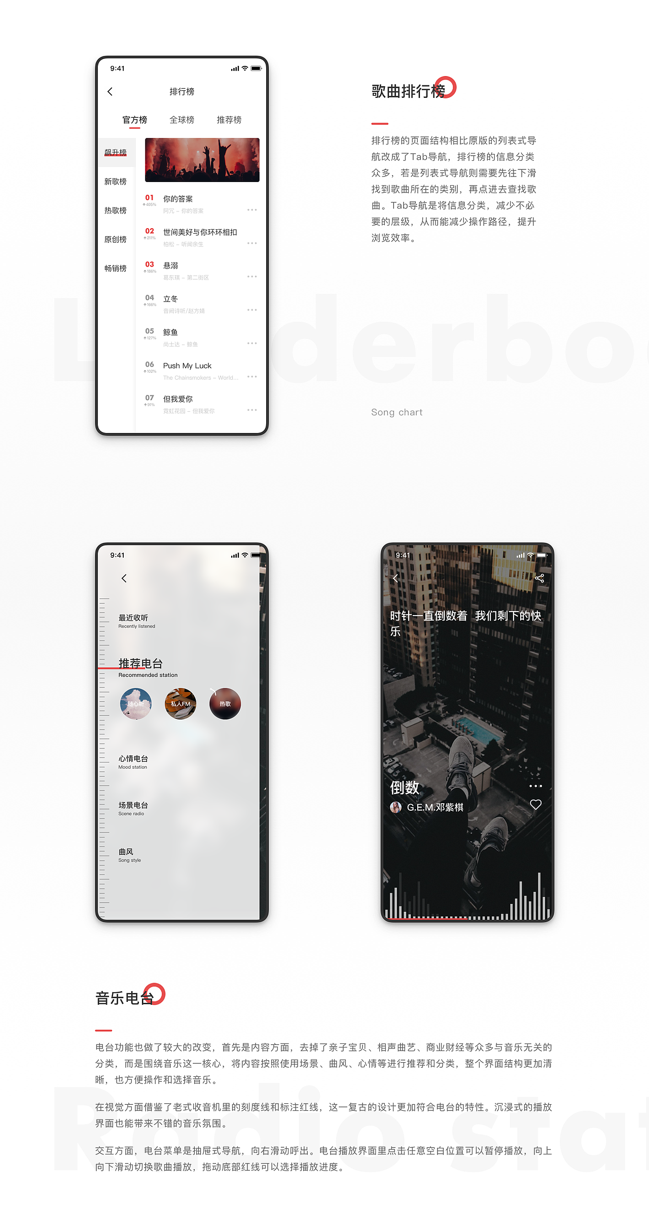 APP Redesign 网易云音乐（图ZMTkzNzM1MjY4） - APP界面 - 站酷设计师小伙子QAQ原创素材 - 站酷ZCOOL