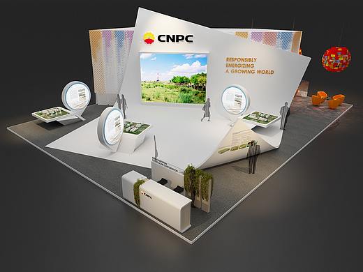 CNPC 中国石油 展位设计