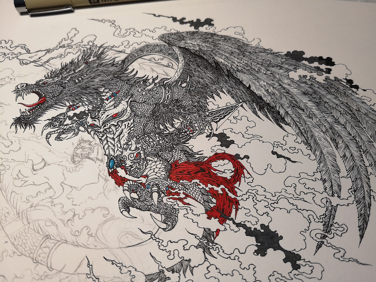 2018.06.24毣柞山海之招摇山-山神（图ZMTE5MTUzMjk2） - 创作习作 - 站酷设计师毣余原创素材 - 站酷ZCOOL