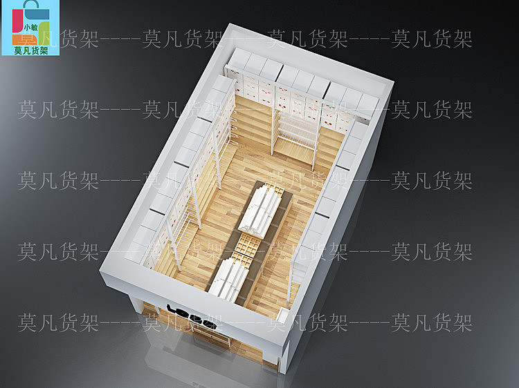 莫凡货架免费设计平面图-饰品百货店货架摆放技巧