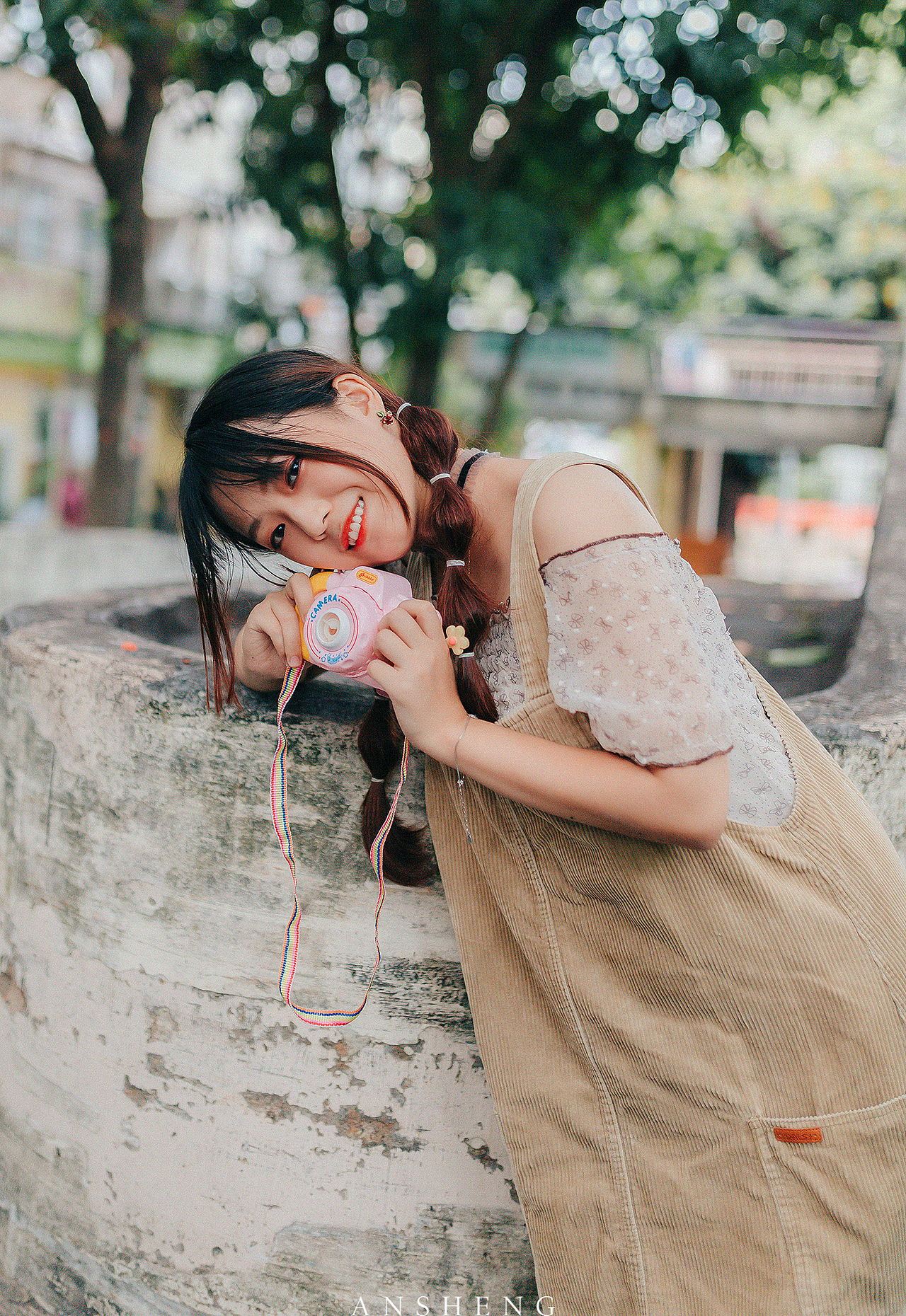 今天的可爱是来自青橙色的“wink”喔~（图ZMjE4NjY4NzE2） - 人像摄影 - 站酷设计师玩摄影的安生原创素材 - 站酷ZCOOL