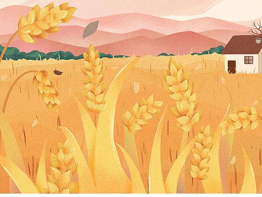 节气插画之芒种（个人主页-ZNTg1ODc5MTY=） - 商业插画 - 站酷设计师老鲜肉红提原创素材 - 站酷ZCOOL